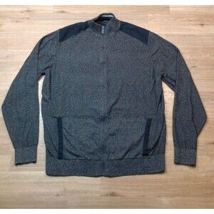 VTG Canda C&A Sweatshirt Mens Sz XXL 2XL Gray Full Zip Pockets Sweater Jacket *